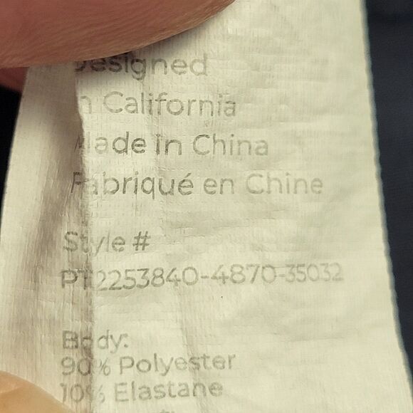 Fabletics The Only Pant Men's Size 35x30 Navy Lightweight Classic Fit - Picture 4 of 8